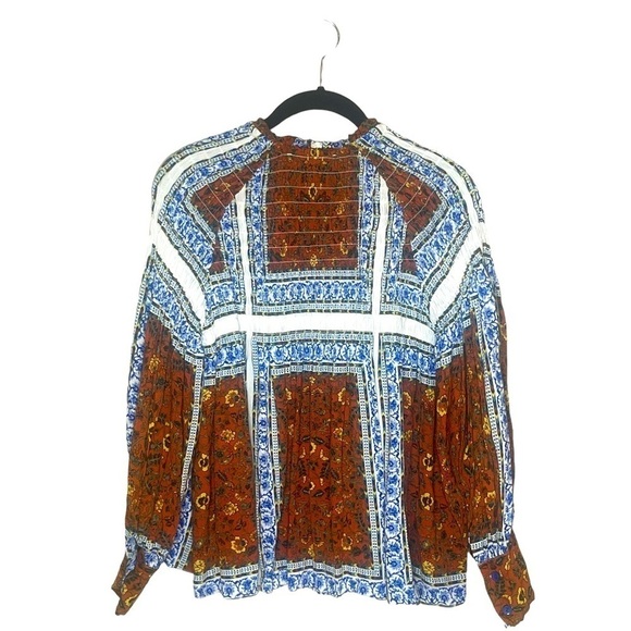 LINE+DOT Camellia Peasant Blouse - Picture 2 of 6